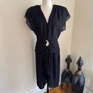 Vintage 1980’s Formal Black dress